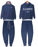 ALLSAINTS French Terry Set NAVY BLUE