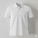 Polo - Corporate - Performance Mesh Lycra - White