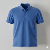 Polo - Corporate - Performance Mesh Lycra - Blue
