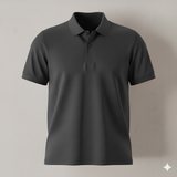 Polo - Corporate - Performance Mesh Lycra - Charcoal