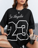 H&M Oversized T-Shirt black 23