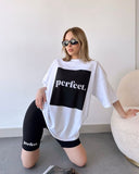 H&M Oversized T-Shirt white