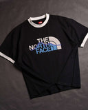North Face Varsity Graphic  Ringer Black/White Drop Shoulder T-Shirt 2.0