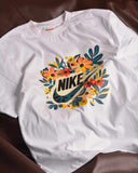 NIKE Sportswear Women's Floral Logo Boxy T-Shirt