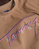 Tommy Jeans signature logo Men's T-shirt Beige 2.0