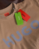 HUGO Dulivio  Men's T-shirt Beige 2.0