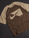 NIKE B NK Raglan T-shirt coffee/beige