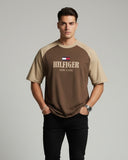 Tommy Hilfiger signature logo front print t-shirt Raglan