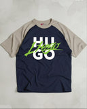 HUGO Nalayo Raglan Navy Blue/Beige