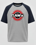 RAWx - Flexi Raglan Oversized Crew Neck Grey/Black - Core Design