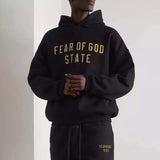 FEAR OF GOD  Hoodie Black