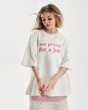 H&M Oversized T-Shirt WHITE