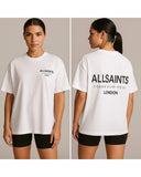 ALLSAINTS Underground Oversized Crew Neck T-Shirt White