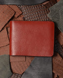 Slim Men's Wallet Red | Genuine Leather