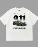 H&M Oversized T-Shirt White 911