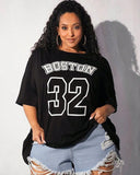 H&M Oversized T-Shirt with Motif