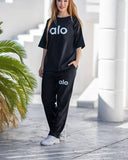 alo Oversized Black tshirt