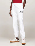 TOMMY HILFIGER women white french terry Joggers