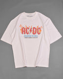 PULL&BEAR AC/DC T-shirt   White