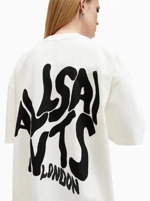 ALLSAINTS White Orlando Etta Crew T-Shirt