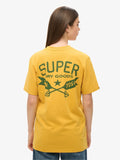 Superdry Yellow Oversized Outdoor Graphic T-Shirt