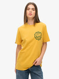 Superdry Yellow Oversized Outdoor Graphic T-Shirt