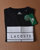 Lacoste Men's Loose Fit Crew Neck Box T-shirt