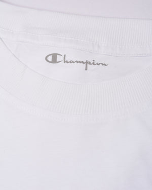 Champion Classic Graphic T-Shirt, Script Logo White