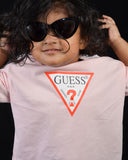 Guess Kid's Drop Shoulder T-shirt (Light Pink)