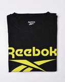 Reebok Large Logo T-Shirt Black/Green