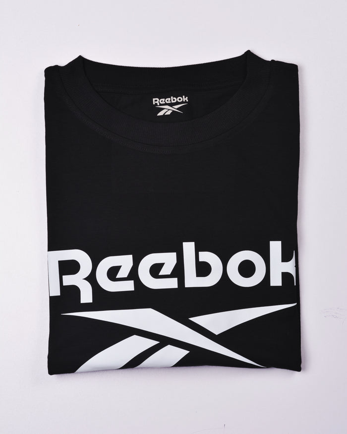 Reebok Large Logo T-Shirt Black/White