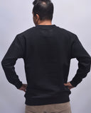 Premium French Terry Sweatshirt - Men- Black Maroon White