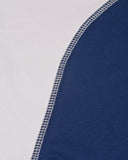 Ae Super Soft Raglan Logo Graphic T-shirt Contrast Stitch Blue /White