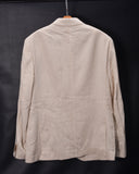 H&M Premium Selection Linen Regular Fit Blazer Light beige