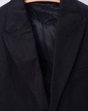 H&M Premium Selection Linen Regular Fit Blazer Black