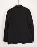 Awearness  Men's Slim Fit Soft Jacket Black Seersucker