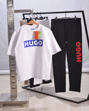 Hugo Cotton-jersey regular-fit T-shirt with Trouser Combo 06