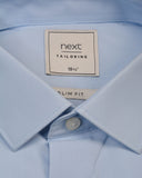 Next Easy Iron  Oxford Shirt Sky Blue Slim fit