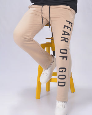 Essential ATHLETICS Relaxed Trouser Beige