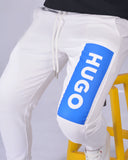 HUGO COTTON-TERRY TRACKSUIT White