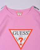 Guess Kid's Drop Shoulder T-shirt  - Pink