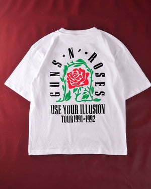 PULL&BEAR Guns N’ Roses use your illusion White