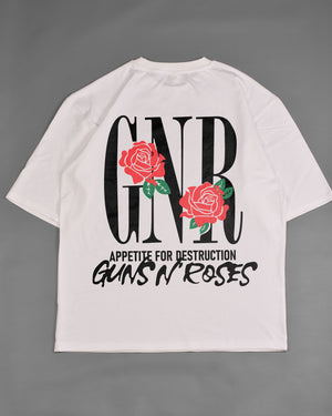 PULL&BEAR Guns N’ Roses T-shirt White