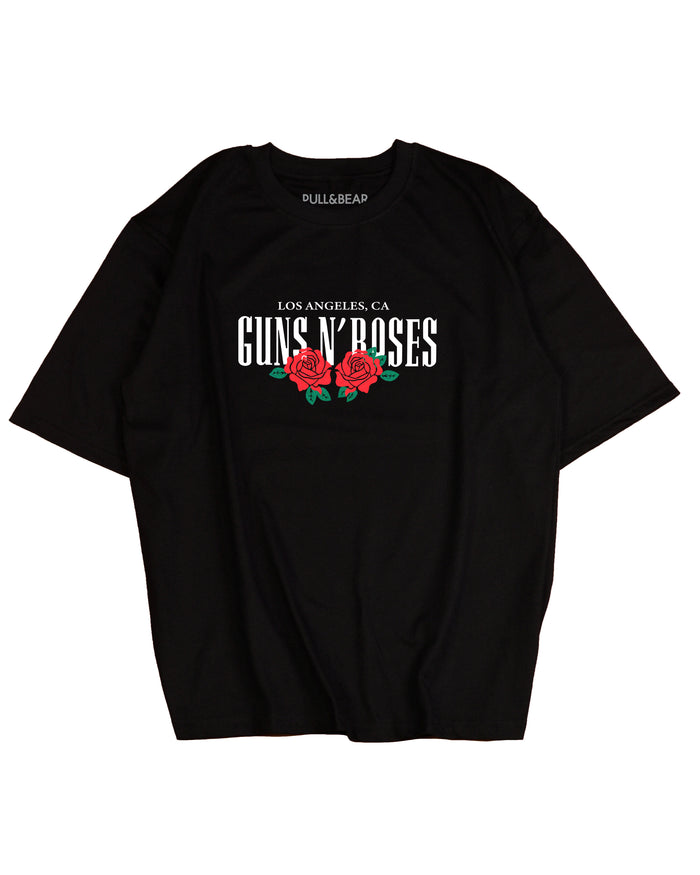 PULL&BEAR Guns N’ Roses T-shirt Black