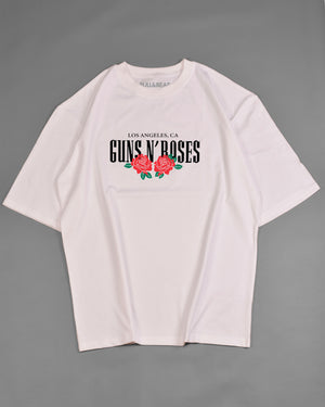 PULL&BEAR Guns N’ Roses T-shirt White