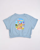 Kids Graphic Tee With Elastic Bottom-Bebefinn