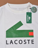 Lacoste Men's Crew neck Graphic Crocodile  Branding