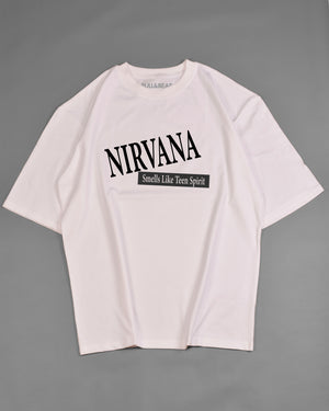 PULL&BEAR Nirvana T-shirt White