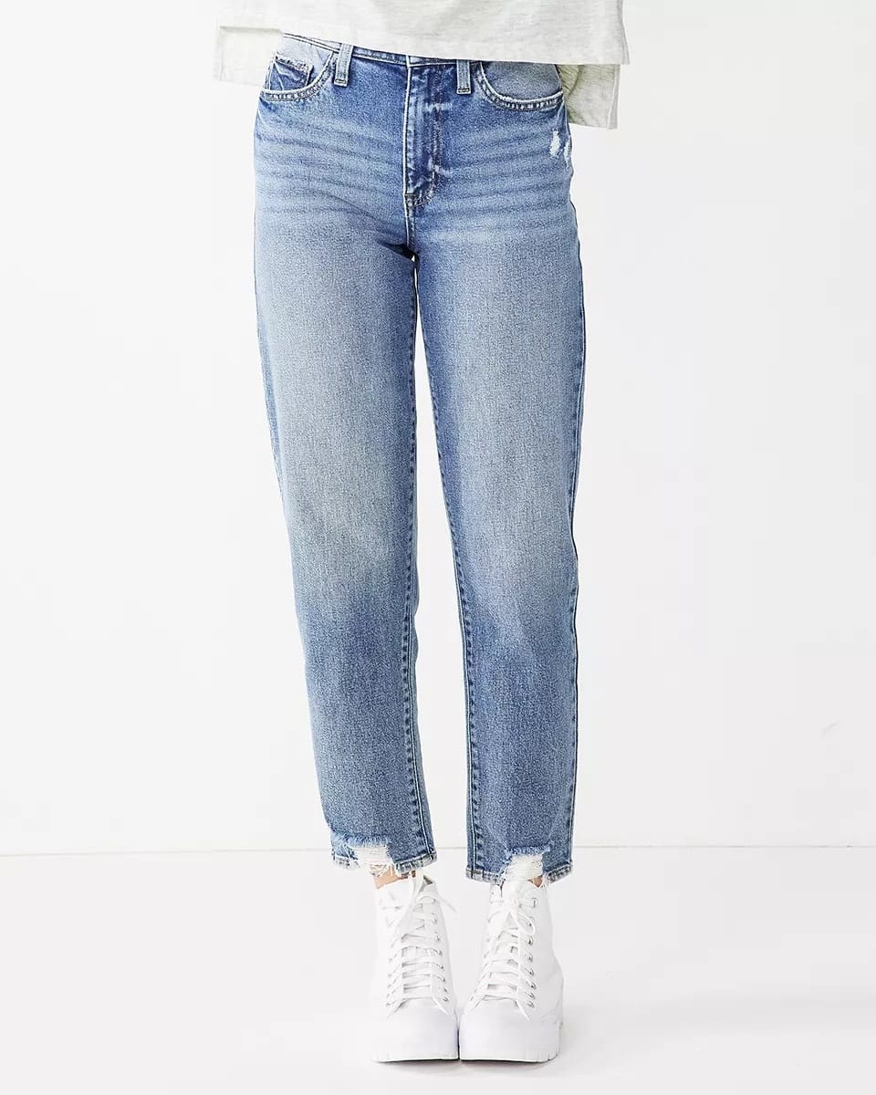 Juniors' SO® High-Rise Wide-Leg Jeans