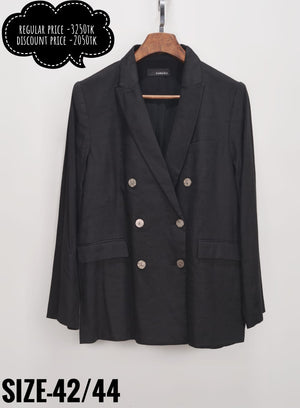 Camaieu Jackets, Blazers  | Women's Tailored Jacket Shawl Collar Medium BLACK Women